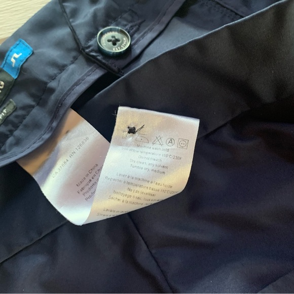 J. Lindeberg ~ Men’s Troyan Micro Twill Navy Regular Fit Golf Pants - Picture 7 of 12